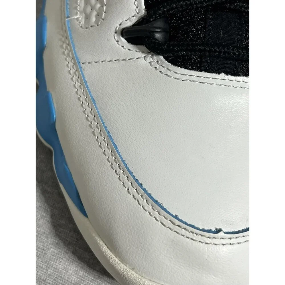 Air Jordan 9 Retro Shoes Mens Size 10 White Blue Black University UNC FQ8992-101